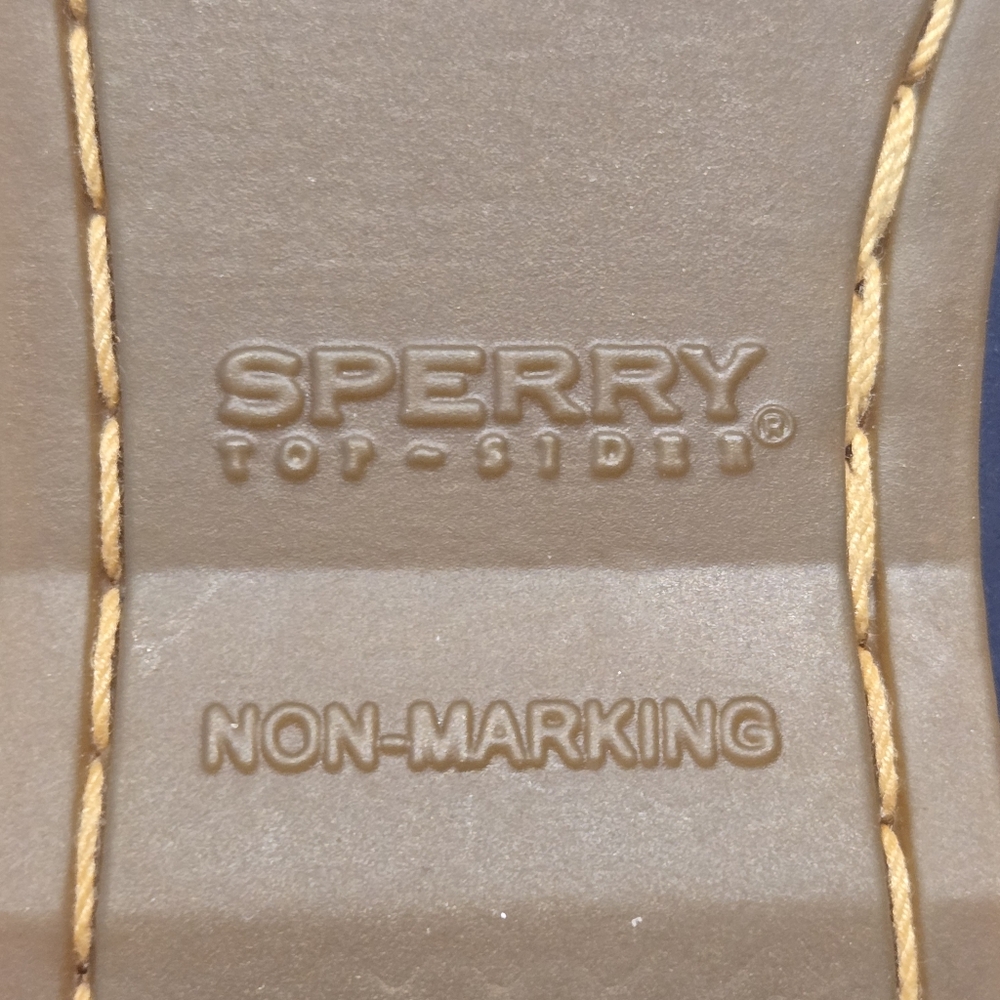 Sperry Blue and Tan Boat Wmn 5.5 - Picture 7 of 9